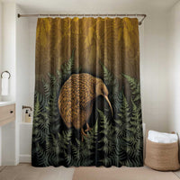 New Zealand Kiwi Bird Bathroom Set Silver Fern Mix Maori Pattern