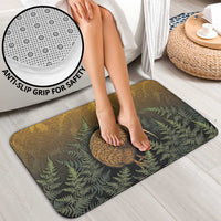 New Zealand Kiwi Bird Bathroom Set Silver Fern Mix Maori Pattern