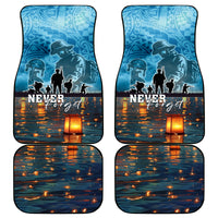 Hawaii Memorial Day Lantern Floating Car Mats Always In Our Hearts