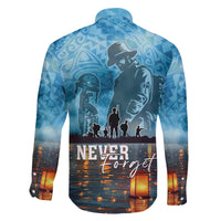 Hawaii Memorial Day Lantern Floating Family Matching Tank Maxi Dress and Hawaiian Shirt Always In Our Hearts LT05 - Polynesian Pride