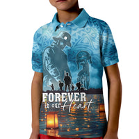 Hawaii Memorial Day Lantern Floating Kid Polo Shirt Always In Our Hearts