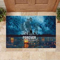 Hawaii Memorial Day Lantern Floating Rubber Doormat Always In Our Hearts
