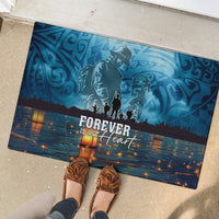 Hawaii Memorial Day Lantern Floating Rubber Doormat Always In Our Hearts