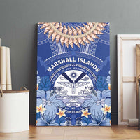 Marshall Islands Jemenei Day Canvas Wall Art Polynesian Tribal Tattoo Seashell Necklace