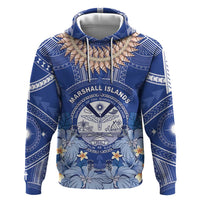 Marshall Islands Jemenei Day Hoodie Polynesian Tribal Tattoo Seashell Necklace