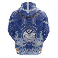 Marshall Islands Jemenei Day Hoodie Polynesian Tribal Tattoo Seashell Necklace