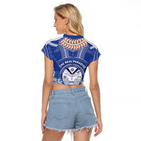 Marshall Islands Jemenei Day Raglan Cropped T Shirt Polynesian Tribal Tattoo Seashell Necklace
