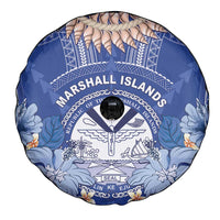 Marshall Islands Jemenei Day Spare Tire Cover Polynesian Tribal Tattoo Seashell Necklace