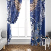 Marshall Islands Jemenei Day Window Curtain Polynesian Tribal Tattoo Seashell Necklace