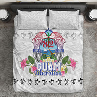 Guam Chamorro Liberation Day Bedding Set 82nd Anniversary LT05 White - Polynesian Pride