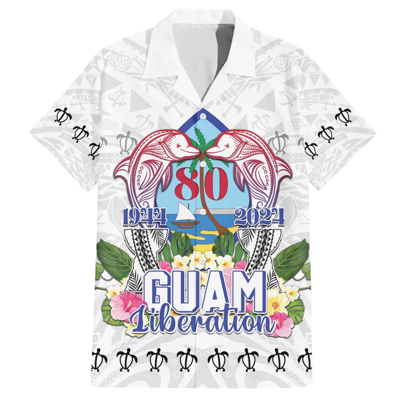 Guam Chamorro Liberation Day Hawaiian Shirt 80th Anniversary