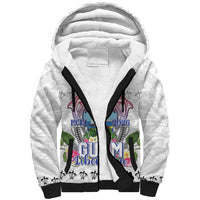 Guam Chamorro Liberation Day Sherpa Hoodie 82nd Anniversary LT05 Unisex White - Polynesian Pride
