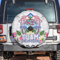 Guam Chamorro Liberation Day Spare Tire Cover 82nd Anniversary LT05 White - Polynesian Pride