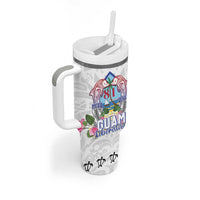Guam Chamorro Liberation Day Tumbler With Handle 81st Anniversary LT05