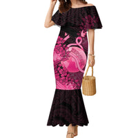 Personalised Cancer Fighter Family Matching Mermaid Dress and Hawaiian Shirt I Beat Cancer