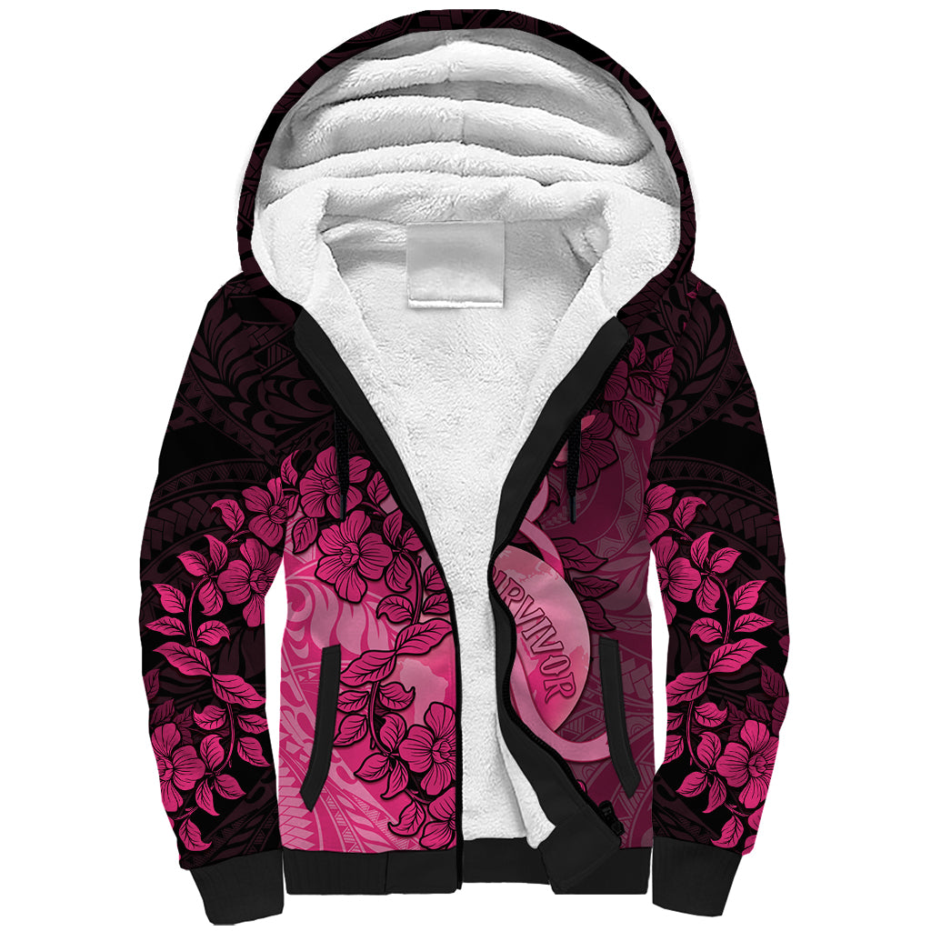 Personalised Cancer Fighter Sherpa Hoodie I Beat Cancer