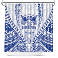 Northern Mariana Islands Liberation Day Shower Curtain 79th Anniversary