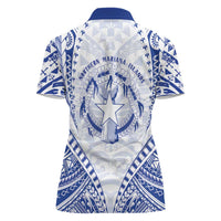 Northern Mariana Islands Liberation Day Women Polo Shirt 79th Anniversary LT05 - Polynesian Pride