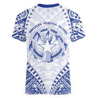 Northern Mariana Islands Liberation Day Women V-Neck T-Shirt 79th Anniversary