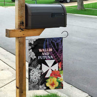 Wallis and Futuna Bastille Day Garden Flag Tropical Turtle Hibiscus Polynesian Pattern LT05 - Polynesian Pride