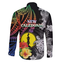 New Caledonia Bastille Day Family Matching Off Shoulder Short Dress and Hawaiian Shirt Tropical Turtle Hibiscus Polynesian Pattern LT05 - Polynesian Pride