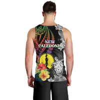 New Caledonia Bastille Day Men Tank Top Tropical Turtle Hibiscus Polynesian Pattern LT05 - Polynesian Pride