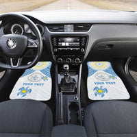 Palau Constitution Day Car Mats Polynesian Turtle