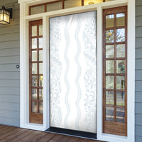 Samoa Lotu Tamaiti Door Cover Teuila With Tribal Motifs