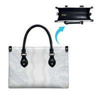 Samoa Lotu Tamaiti Leather Bag Teuila With Tribal Motifs