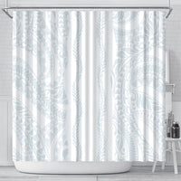 Samoa Lotu Tamaiti Shower Curtain Teuila With Tribal Motifs