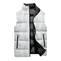 Samoa Lotu Tamaiti Sleeveless Puffer Jacket Teuila With Tribal Motifs