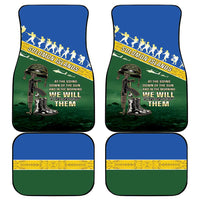 Solomon Islands Remembrance Day Car Mats Lest We Forget