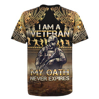 Polynesia Veterans Day Rugby Jersey Thank You Veterans Polynesian Pattern