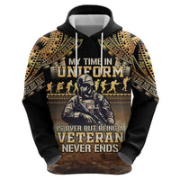 Polynesia Veterans Day Zip Hoodie Thank You Veterans Polynesian Pattern LT05 - Polynesian Pride