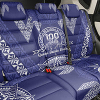 Queen Salote College Centenary Back Car Seat Cover Tongan Kupesi Pattern - Polynesian Pride