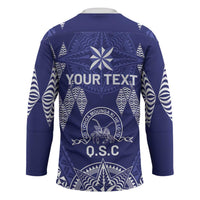 Personalised Queen Salote College Centenary Hockey Jersey Tongan Kupesi Pattern - Polynesian Pride