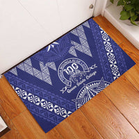Queen Salote College Centenary Rubber Doormat Tongan Kupesi Pattern - Polynesian Pride