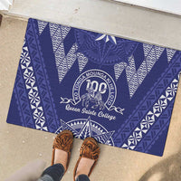Queen Salote College Centenary Rubber Doormat Tongan Kupesi Pattern - Polynesian Pride