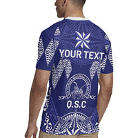 Personalised Queen Salote College Centenary Rugby Jersey Tongan Kupesi Pattern - Polynesian Pride