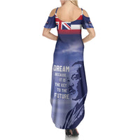 Hawaii MLK Day Family Matching Summer Maxi Dress and Hawaiian Shirt LT05 - Polynesian Pride