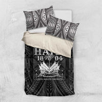 Haiti 1804 Bedding Set Polynesian Silver Neg Maron