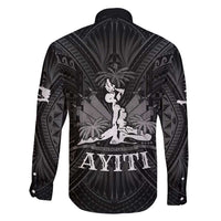 Haiti 1804 Family Matching Short Sleeve Bodycon Dress and Hawaiian Shirt Polynesian Silver Neg Maron