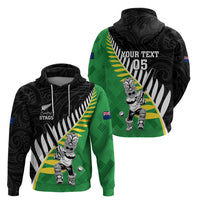 Custom New Zealand Central Districts Cricket Hoodie With Maori Pattern