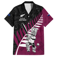 Custom New Zealand Northern Districts Cricket Family Matching Long Sleeve Bodycon Dress and Hawaiian Shirt With Maori Pattern