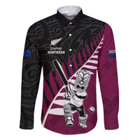 Custom New Zealand Northern Districts Cricket Family Matching Mermaid Dress and Hawaiian Shirt With Maori Pattern