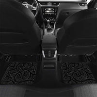 New Zealand And England Rugby Car Mats Maori Tiki With Red Rose Together