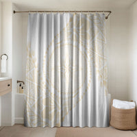 Tonga White Sunday Bathroom Set Lotu Tamaiti Tongan Kupesi Pattern