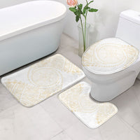 Tonga White Sunday Bathroom Set Lotu Tamaiti Tongan Kupesi Pattern