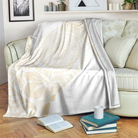 Tonga White Sunday Blanket Lotu Tamaiti Tongan Kupesi Pattern