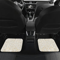Tonga White Sunday Car Mats Lotu Tamaiti Tongan Kupesi Pattern